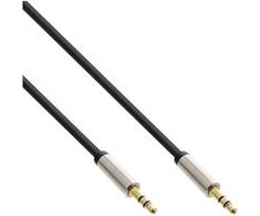 „Kabelis InLine“ lizdas 3,5 mm – 3,5 mm lizdas, 2 m sidabro (99212)