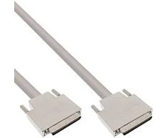 InLine 68- pin mikro centre - 68- pin mikro centre, 0,9m, Juodas (26809)