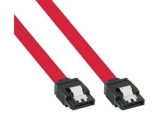 „InLine SATA III“ (6 Gb/s) kabelis, raudonas – 0,5 m