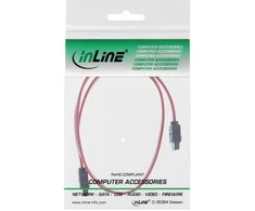 „InLine SATA III“ (6 Gb/s) kabelis, raudonas – 0,5 m