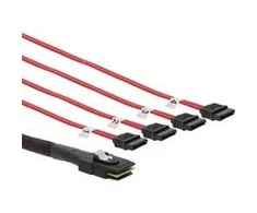 InLine ® SAS jungties kabelis Mini SAS SFF8087 iki 4x SATA Crossover OCF 0,5 m