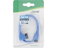 InLine SATA - SATA, 0,3m, mėlyna (27703R)
