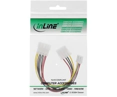 InLine Molex – 4 kontaktų diskelis, 0,13 m, įvairiaspalvis (29658)