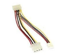 Inline Molex - SATA x4, 0.55 m, Multicolour (29672B)