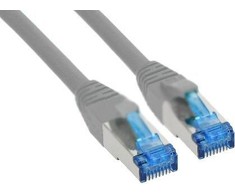 InLine pataisomasis kabelis Cat.6A, S/FTP (PiMf), 500MHz, pilkas - 2m