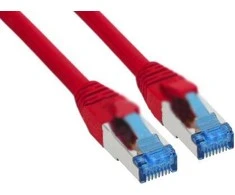 InLine Patch kabelis Cat.6A, S/FTP (PiMf), 500MHz, raudonos spalvos – 2m