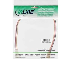 Inline Įmontuojamas 3 kontaktų maitinimo prailginimo kabelis, Ø 30 cm