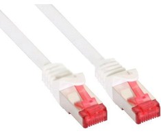 InLine Patchcord S/FTP, PiMF, Cat.6, PVC, balta 30m (76430W)
