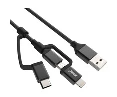 USB kabelis InLine USB-A - Žaibas 1,5 m Juodas (31515S)
