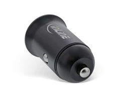 Įkroviklis InLine ® USB automobilio įkroviklis maitinimo šaltinis, USB-A + USB Taip-C, juoda