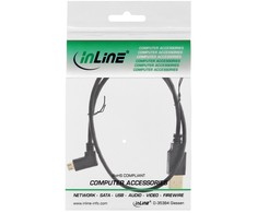 MicroConnect USB kabelis InLine USB-A - mikroUSB 0,5 m juoda (31705T)