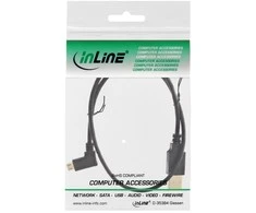 MicroConnect USB kabelis InLine USB-A - mikroUSB 0,5 m juoda (31705T)