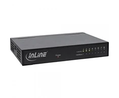 Šakotuvas InLine Gigabit Network Switch 8 prievadų, 1GBit/s, stalinis, be ventiliatoriaus