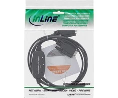 Šakotuvas InLine ® USB 2.0–2x nuoseklusis adapterio kabelis A tipo USB iki 2x 9 kontaktų sub-D kištukas 1,5 m