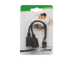 InLine USB adresas - USB programinė sąsaja, Juoda (33440M)