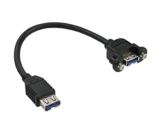 InLine USB-A - 0,2 m Juodas (33445F)