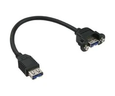 InLine USB-A - 0,2 m Juodas (33445F)