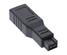 InLine Fejerverkai 9- pin - Fejerverkai 6- pin, Juoda (34600A)