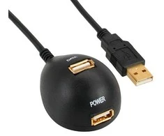 HUB USB InLine 2x USB-A 2.0 (34652)