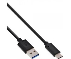 InLine USB 3.2 Gen.2 kabelis, tipas C iki A vyriškas/vyriškas, juodas - 2m