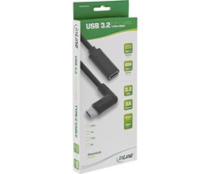 USB kabelis InLine USB-C - USB-C 1 m Juodas (35781)