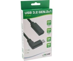 USB kabelis InLine USB-C - USB-C 2 m Juodas (35782)