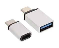 USB adapteris InLine USB-C - microUSB USB-C - USB Baltas (35809)