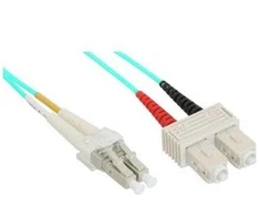 InLine LC / SC Fiber- optinis laidas, 50 / 125μm, OM3 35m (88635O)