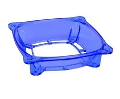 InLine fan adapter 120mm to 70/80/92mm – transparent/mėlynas