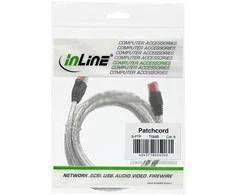 InLine patch cable Cat.6, S/FTP (PiMf), 250MHz, skaidrus - 3m
