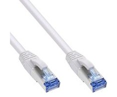 InLine 40vnt. Bulk- Pack InLine ® 6A Halogenas nemokamai 500MHz balta 2m