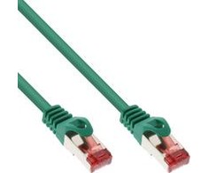 InLine 40vnt. Bulk- Pack InLine ® Lankstinukas S / FTP PiMF Cat.6 250MHz PVC vario žalia 2m