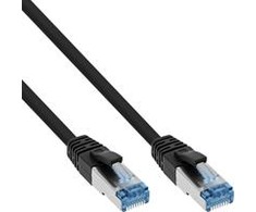 InLine 40vnt. Bulk- Pack InLine ® FTP PiMF Cat.6A nemokamai 500 MHz juodas 2m