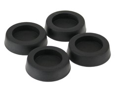 InLine rubber feet for PC cases - juodas