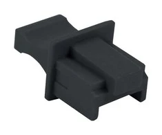 InLine Dulkių danga RJ45 lizdas juoda 1 gabalas (59942E)