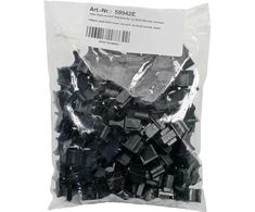 InLine Dulkių danga RJ45 lizdas juoda 1 gabalas (59942E)