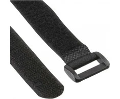 InLine Velcro Straps 20x100mm, Pack of 10 - juodos spalvos