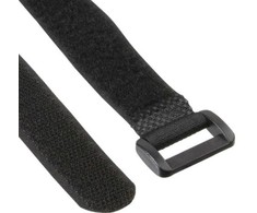 InLine Velcro kilpelės 20x200mm, 10 vnt - juodos spalvos