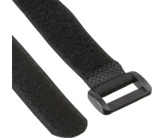 InLine Velcro kilpelės 20x200mm, 10 vnt - juodos spalvos