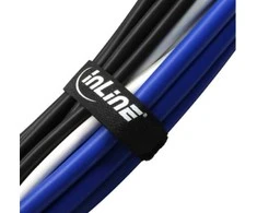 InLine Velcro kilpelės 20x200mm, 10 vnt - juodos spalvos