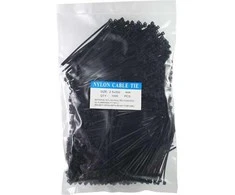 Organizacija InLine Clip juosta Juoda 1000 vienetų (59963V)