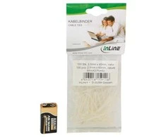 InLine Cable Tie Set 100 vnt - natural