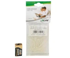 InLine Cable Tie Set 100 vnt - natural