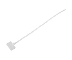 Intos InLine kabelių raištis su žymėjimo etikete 100 vnt, 3 x 200 mm