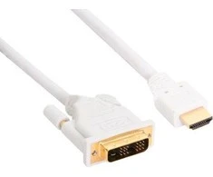 Kabelis InLine HDMI - DVI- D 5m balta (17665U)