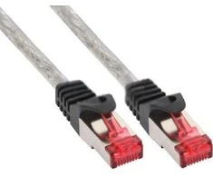 InLine patch cable Cat.6, S/FTP (PiMf), 250MHz, skaidrus - 5m