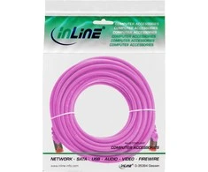 InLine Pečkordas S / FTP, PIMF, 6 kat., PVC, rausvas 5m (76405M)