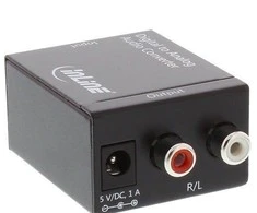 AV adapteris InLine Toslink - RCA (Cinch) juodas (65002)