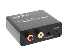 AV adapteris InLine Toslink - RCA (Cinch) juoda (65002K)