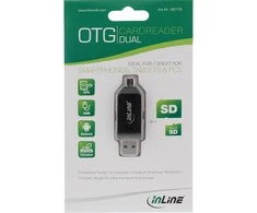 Skaitytuvas InLine microUSB / USB 2.0 (66779)